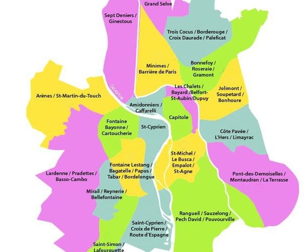 Quel quartiers investir Toulouse